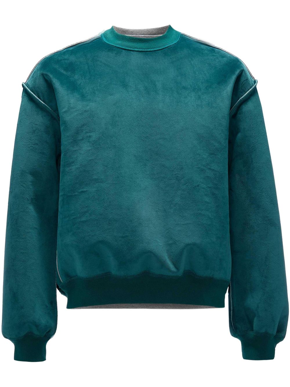 JW Anderson 粘合面料卫衣 - 绿色