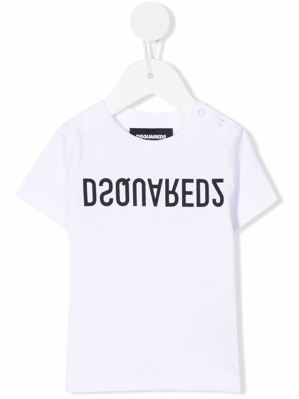 DSQUARED2 KIDS D2次方 logo印花T恤 - 白色
