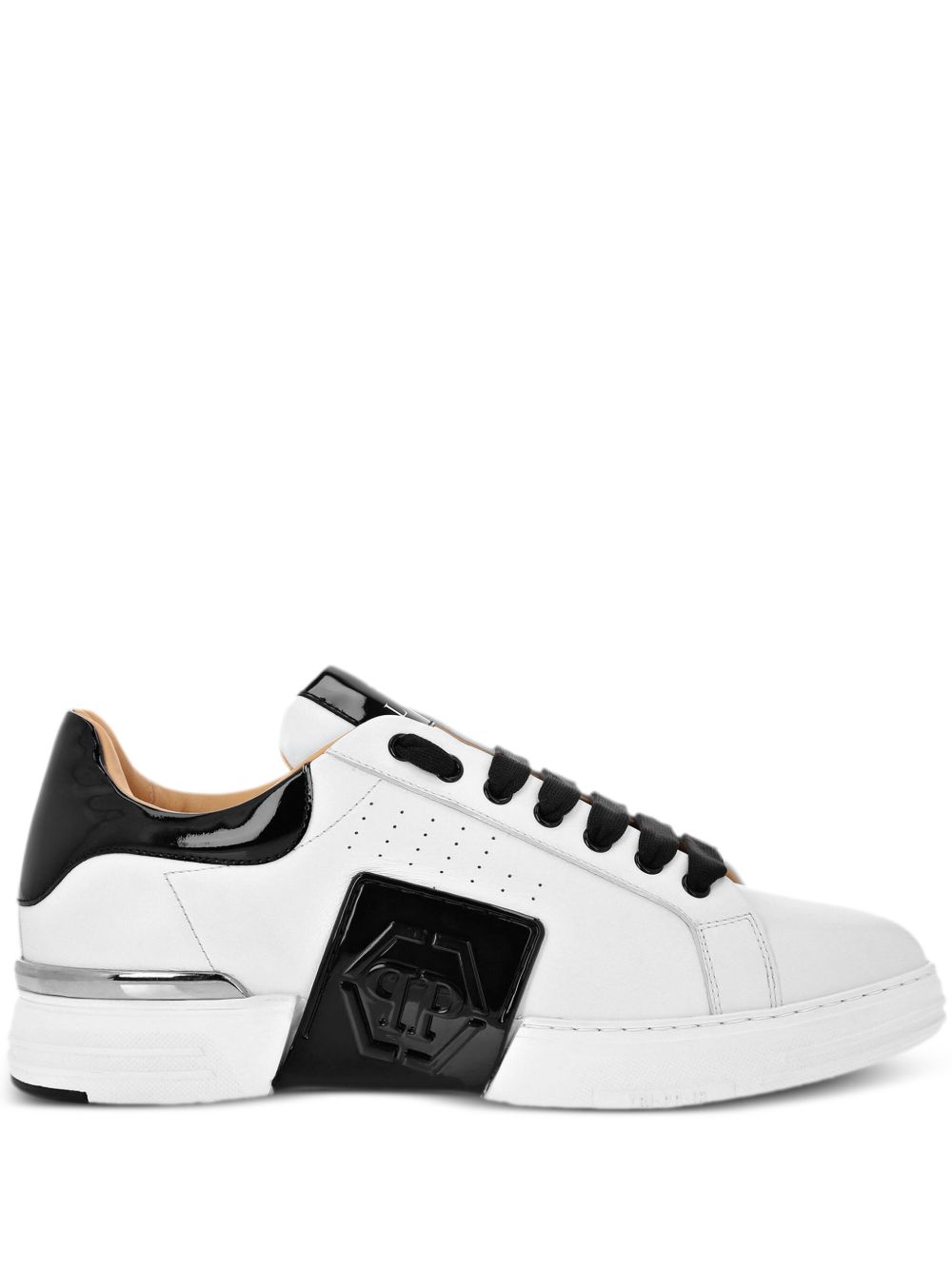 Philipp Plein Hexagon 低帮运动鞋 - 白色