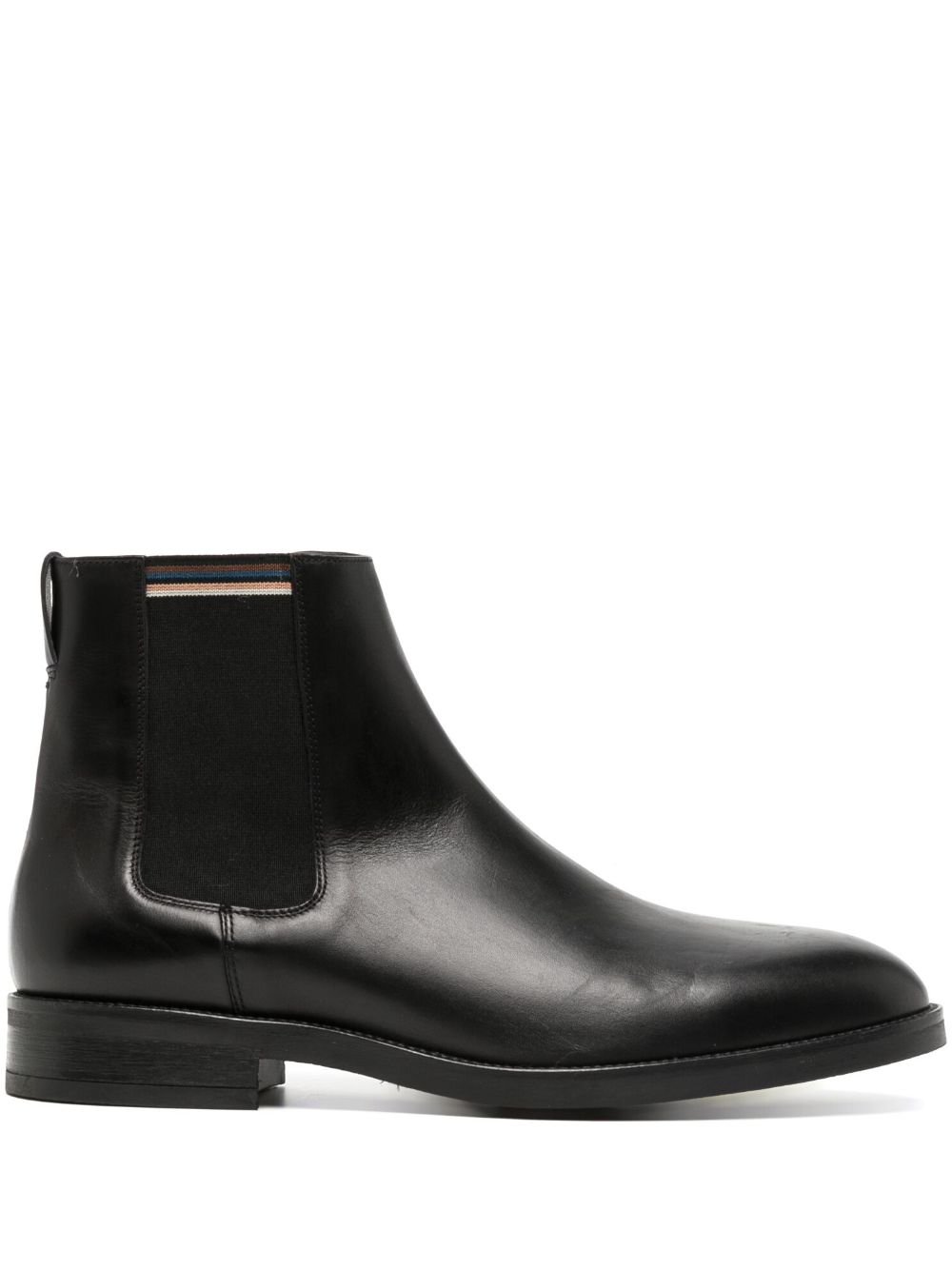Paul Smith Cedric 皮质短靴 - 黑色