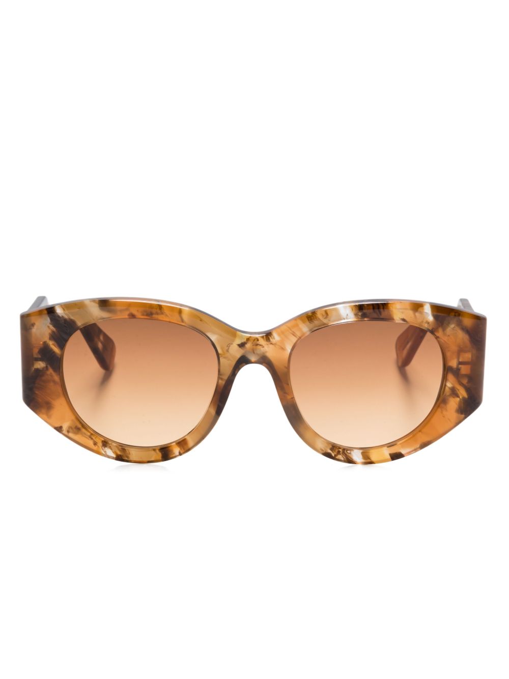 Chloé Eyewear Gayia 太阳眼镜 - 褐色