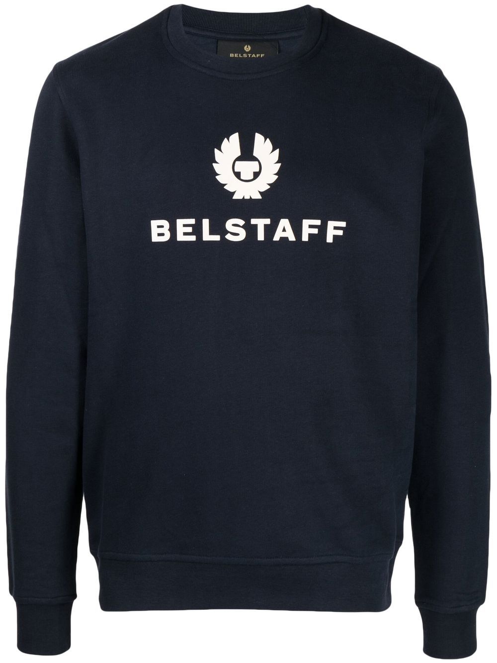 Belstaff logo印花卫衣 - 蓝色