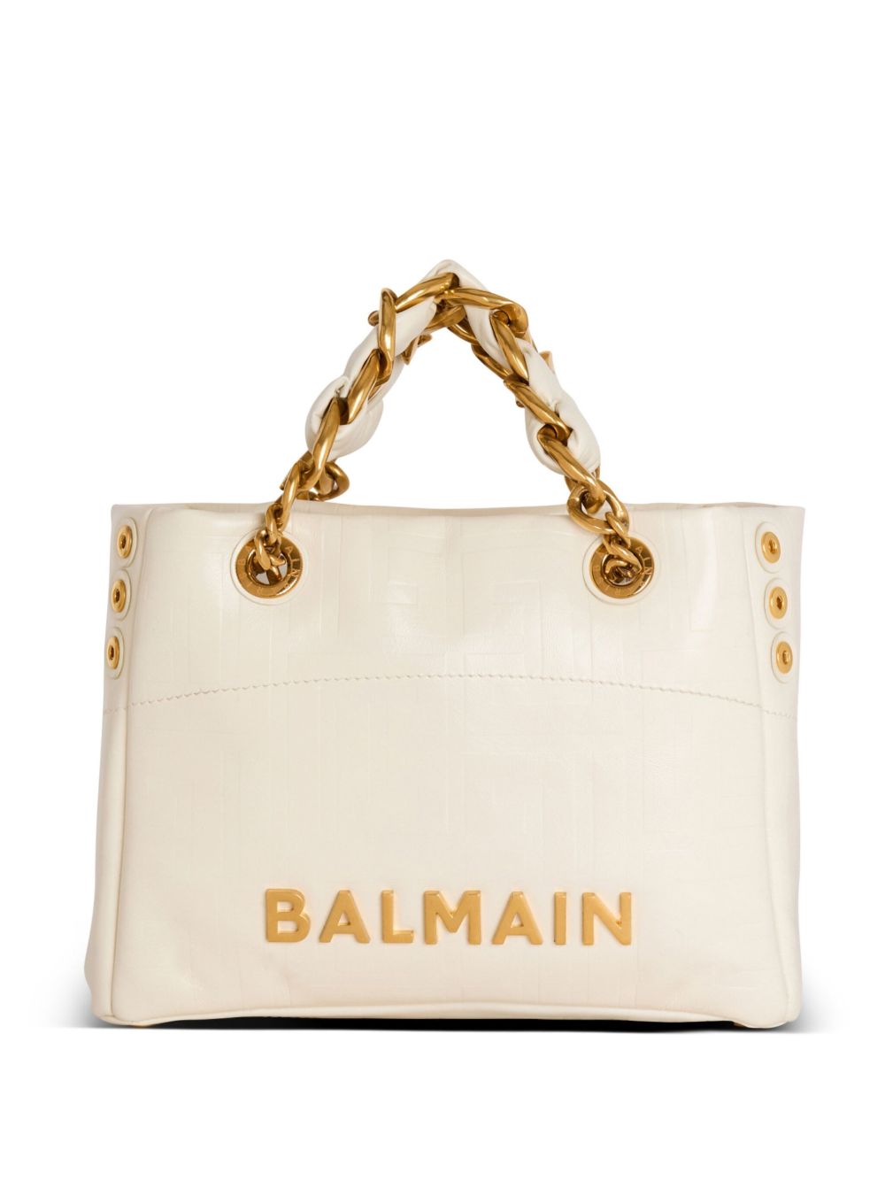 Balmain 1945 Soft 小号单肩包 - 白色