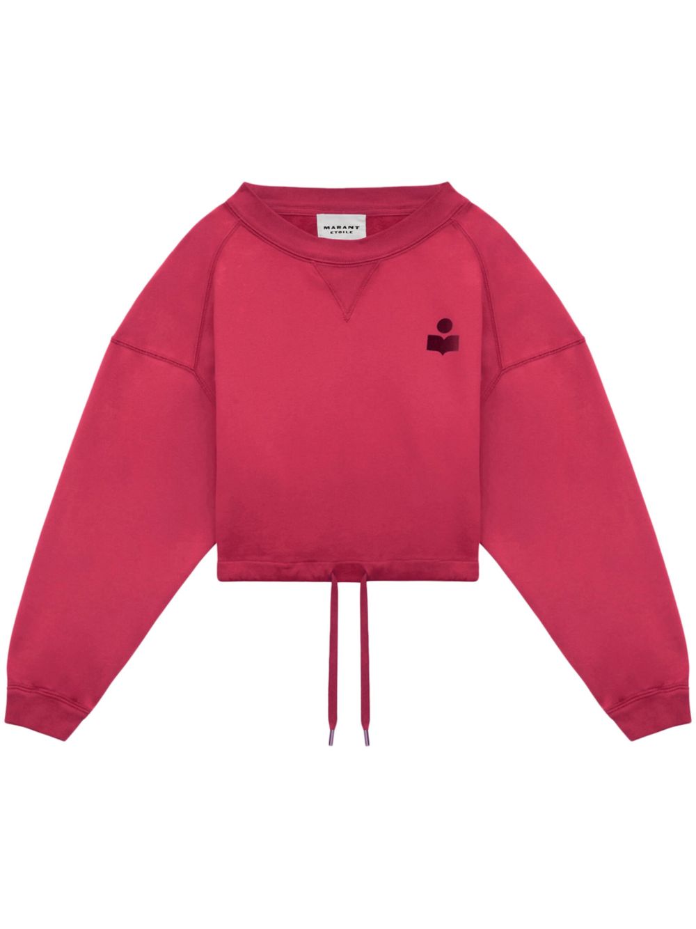 MARANT ÉTOILE Margo 植绒logo卫衣 - 粉色