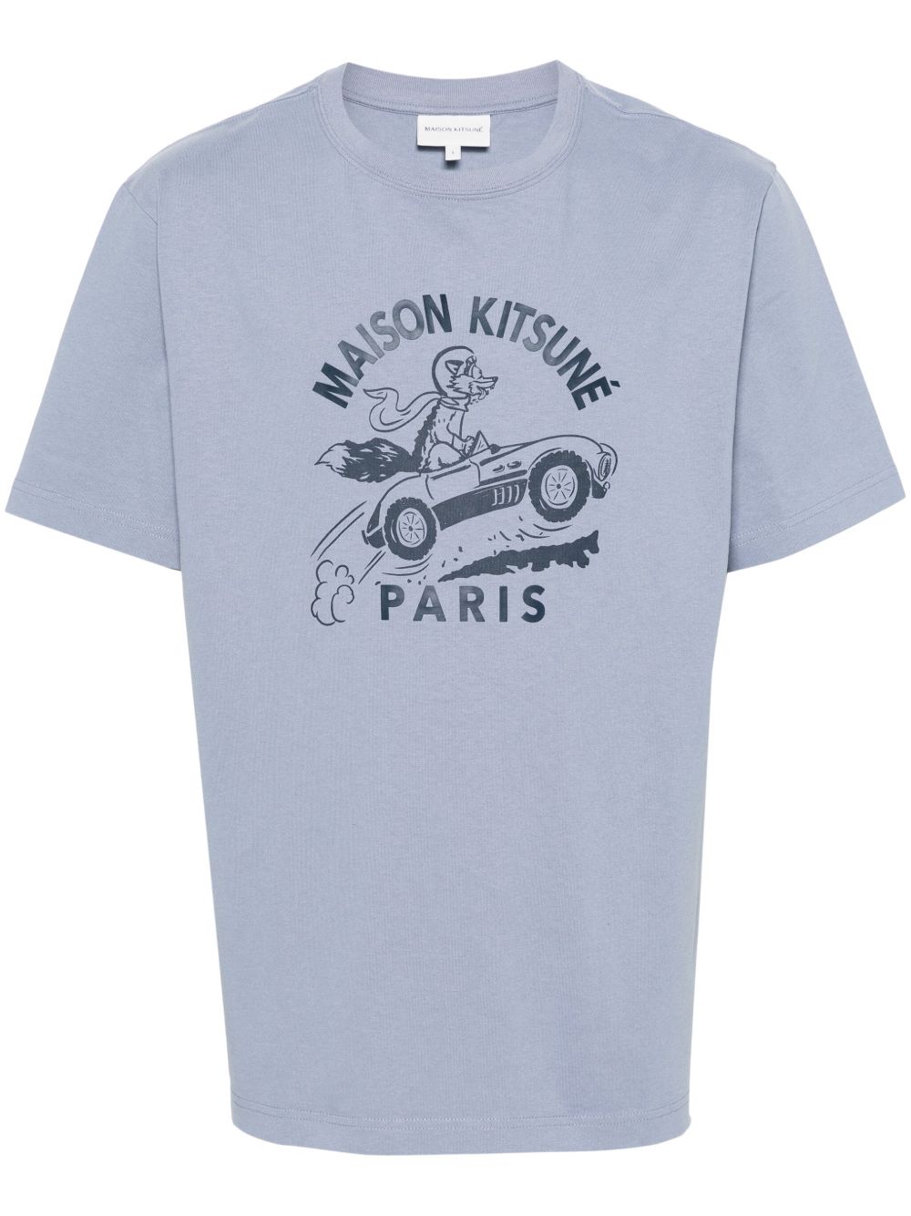 Maison Kitsuné Racing Fox 棉T恤 - 蓝色