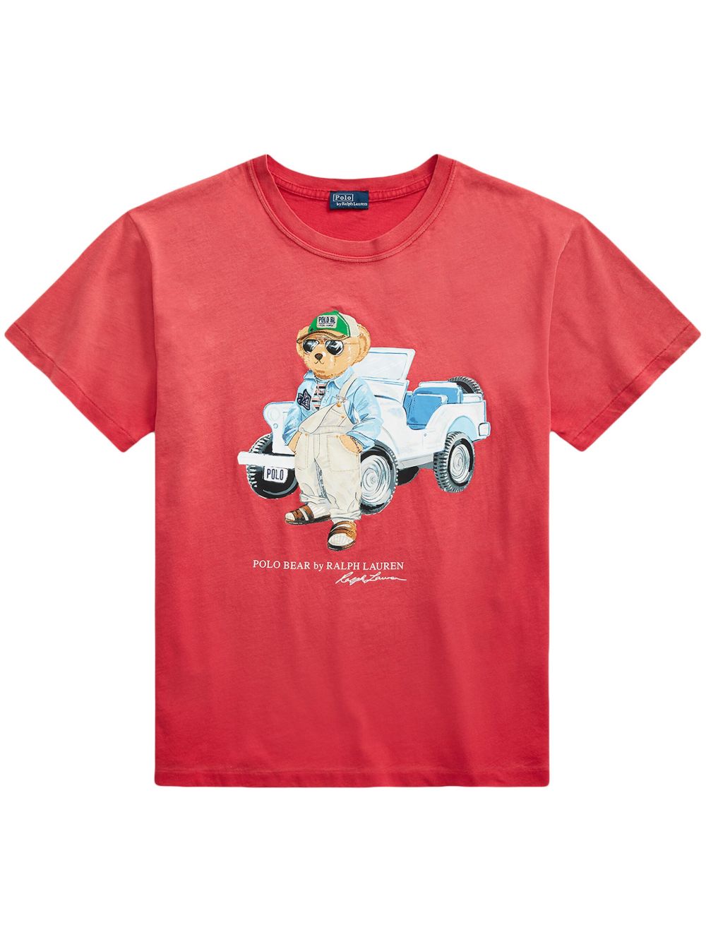 Polo Ralph Lauren logo印花棉T恤 - 红色