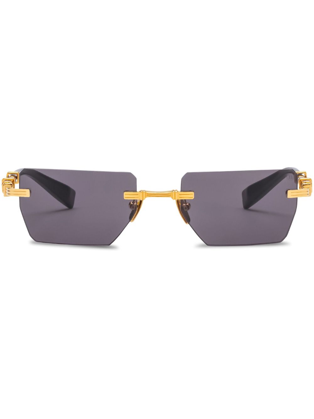 Balmain Eyewear Pierre 无框太阳眼镜 - 金色