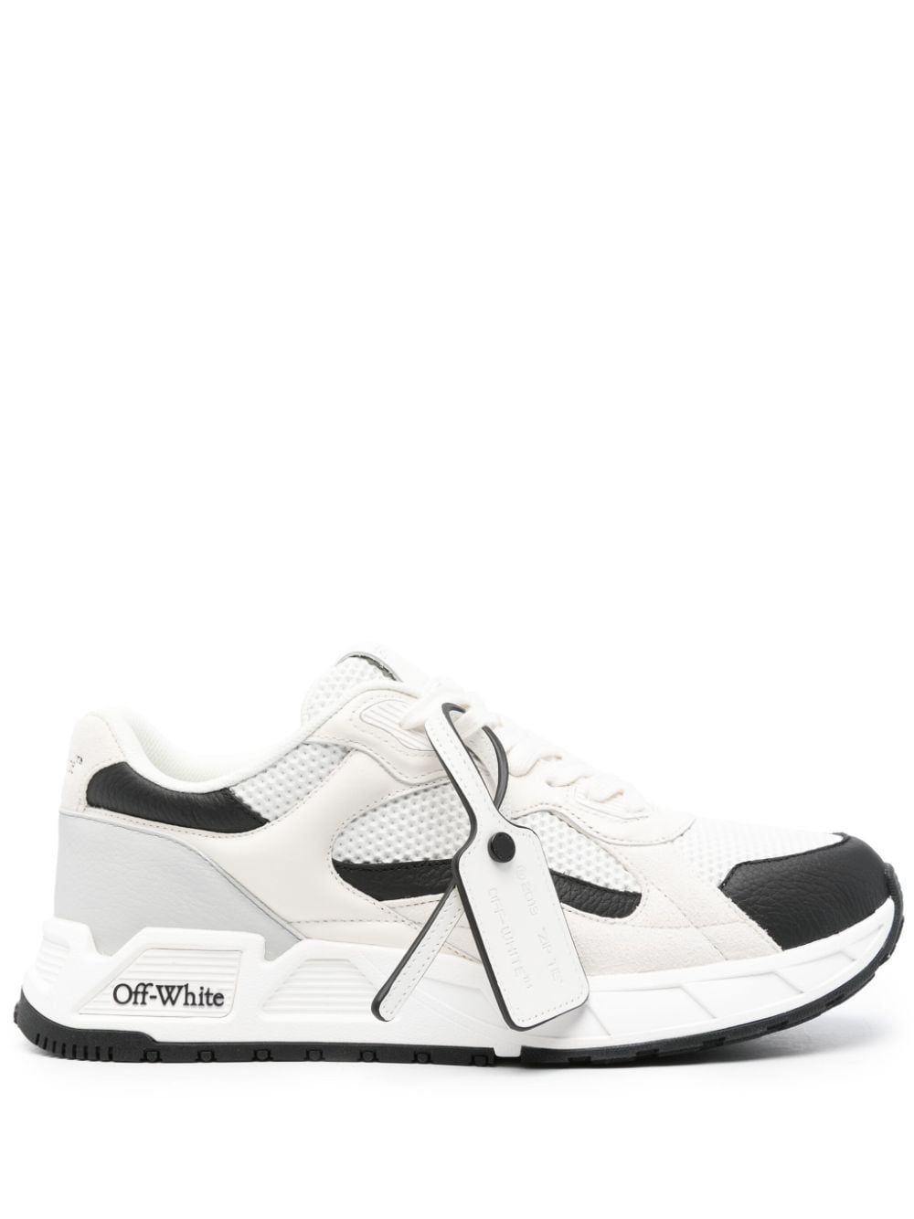 Off-White Kick Off Zip-Tie 吊牌运动鞋 - 白色