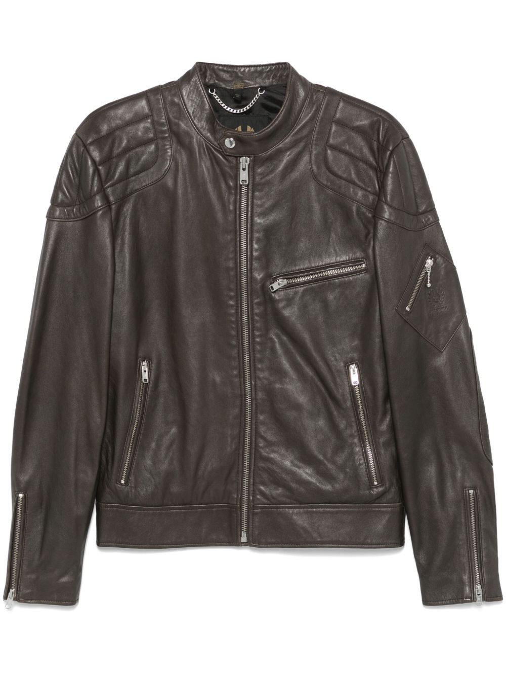 Belstaff T Racer 机车夹克 - 褐色