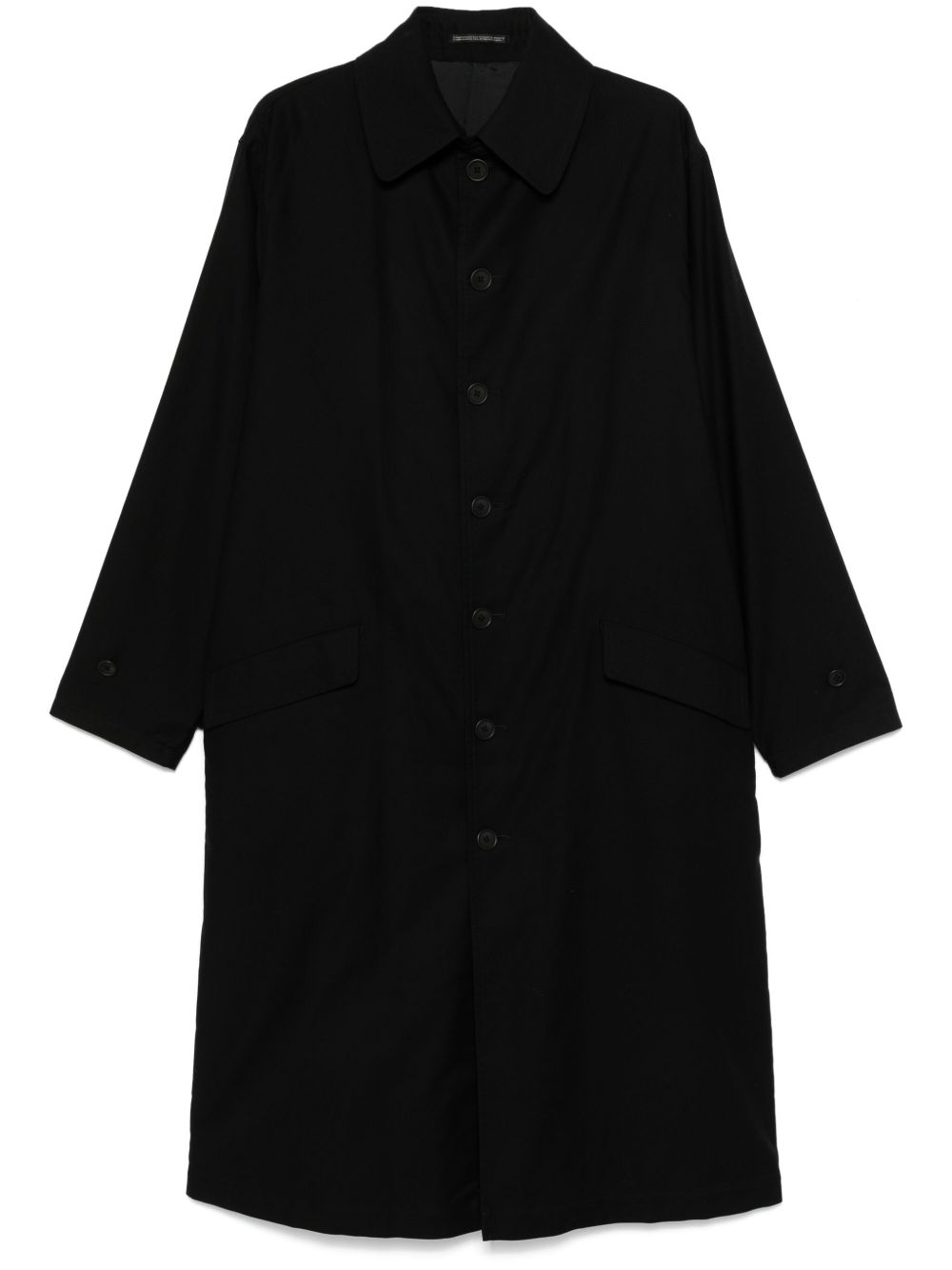 Yohji Yamamoto 单排扣外套 - 黑色