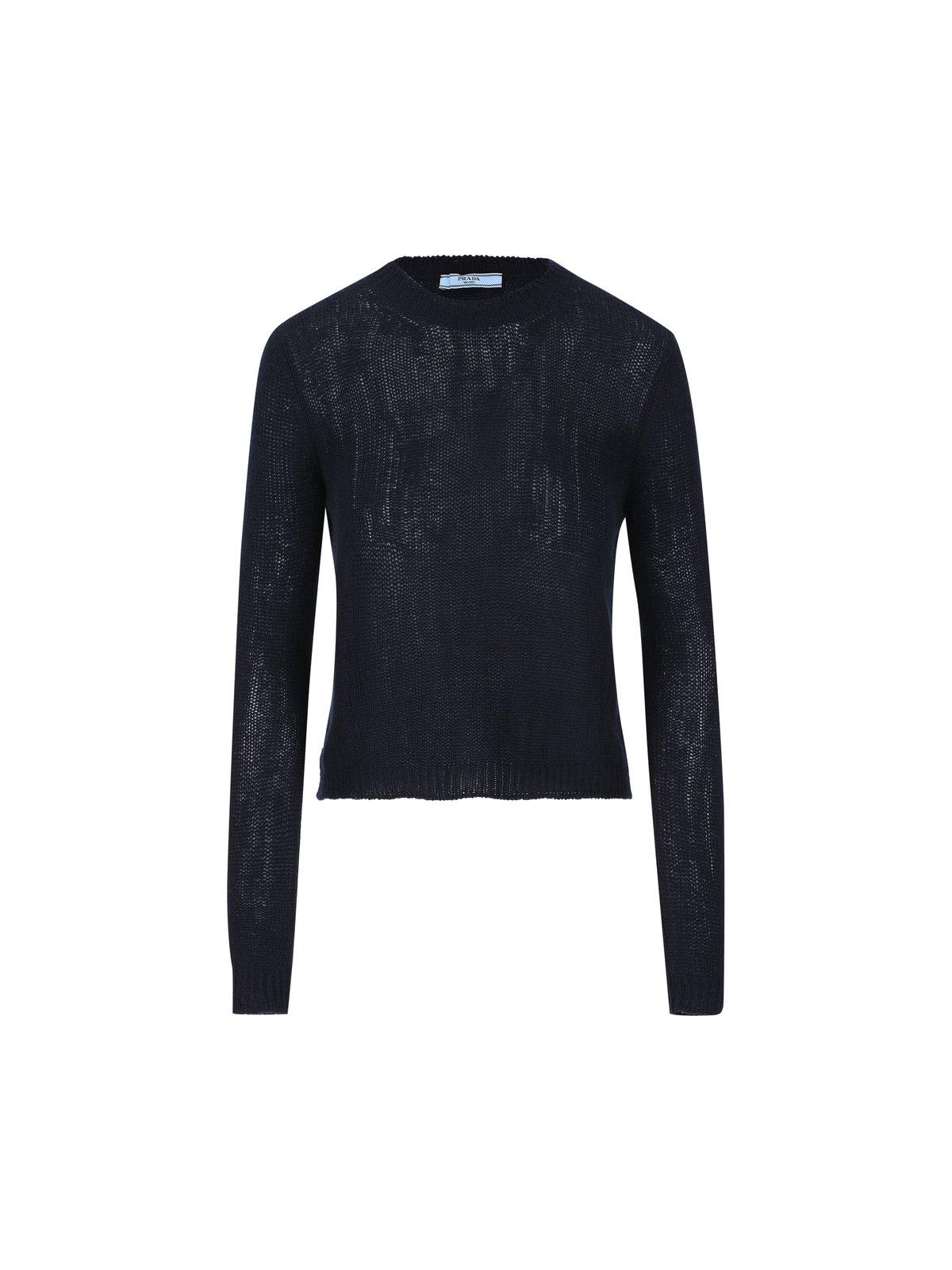 Prada Crewneck Knitted Jumper