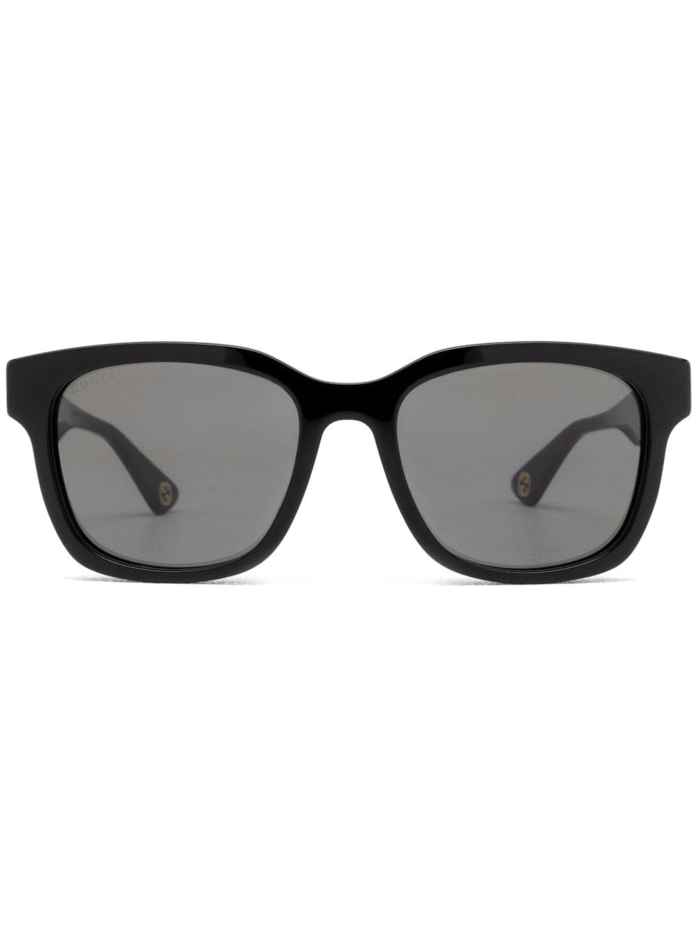 Gucci Eyewear 方框太阳眼镜 - 黑色