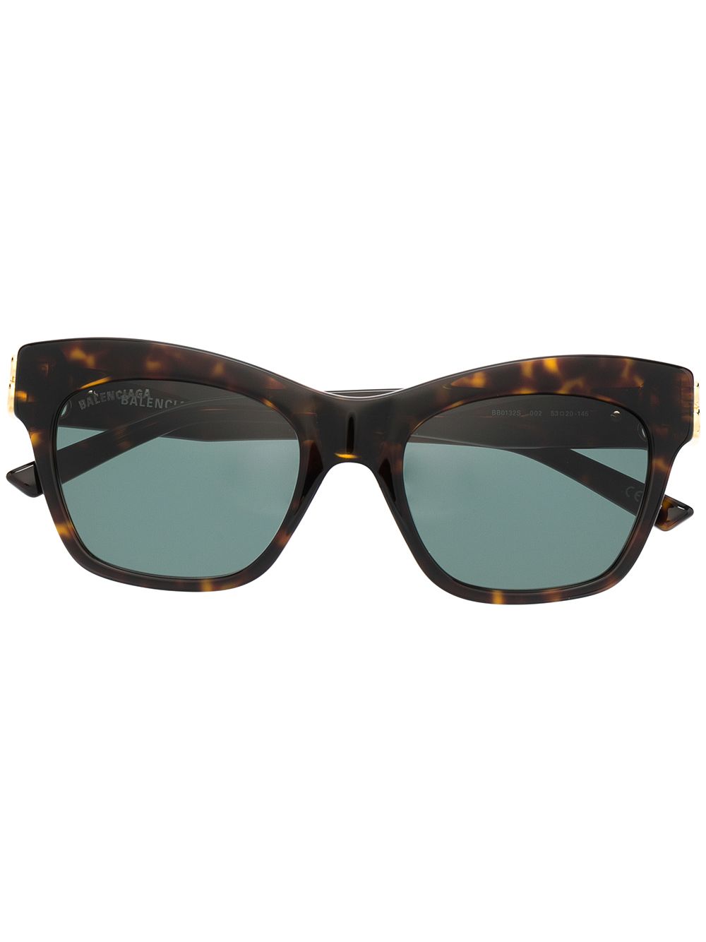 Balenciaga Eyewear BB 猫眼框太阳眼镜 - 褐色