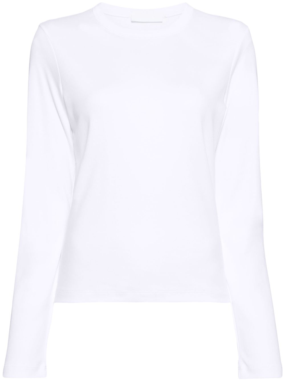 Helmut Lang logo修身T恤 - 白色