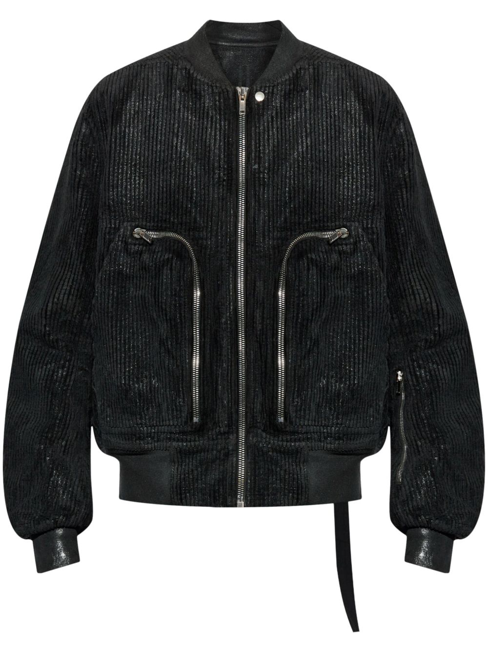 Rick Owens DRKSHDW Bauhaus Flight 飞行员夹克 - 黑色