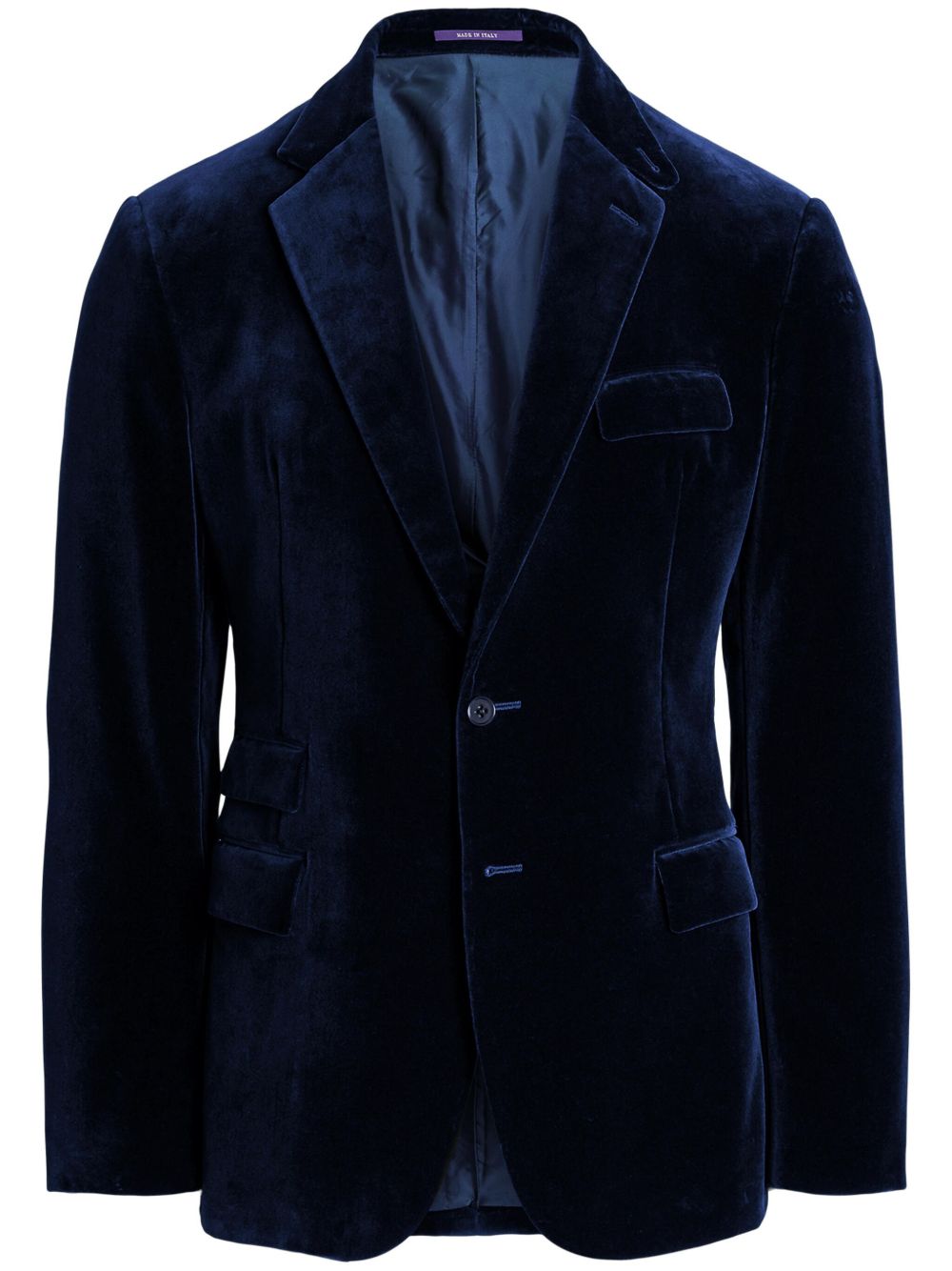 Ralph Lauren Purple Label 丝绒西装夹克 - 蓝色