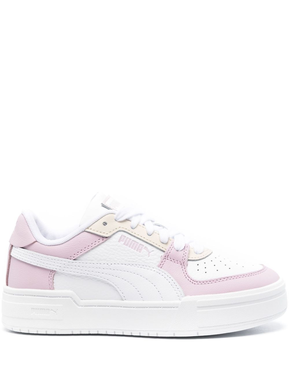PUMA 标贴运动鞋 - 白色
