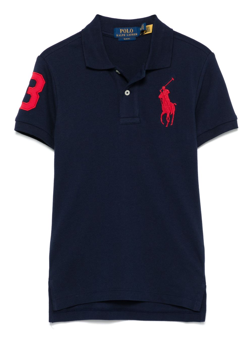 POLO RALPH LAUREN KIDS 网布polo衫 - 蓝色