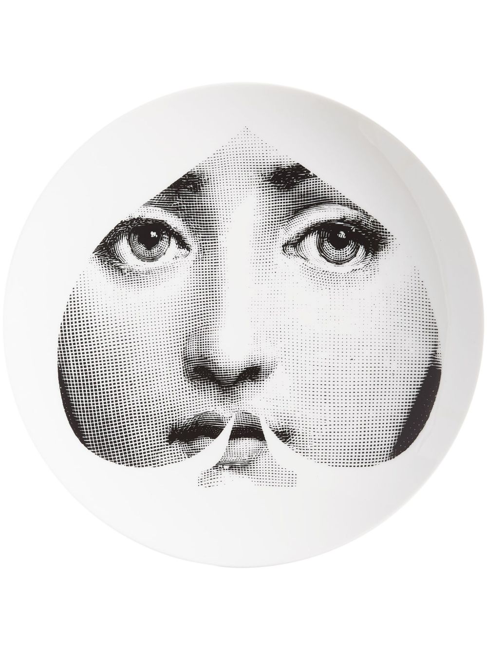 Fornasetti Tema E Variazioni 陶瓷餐盘（26厘米） - 白色