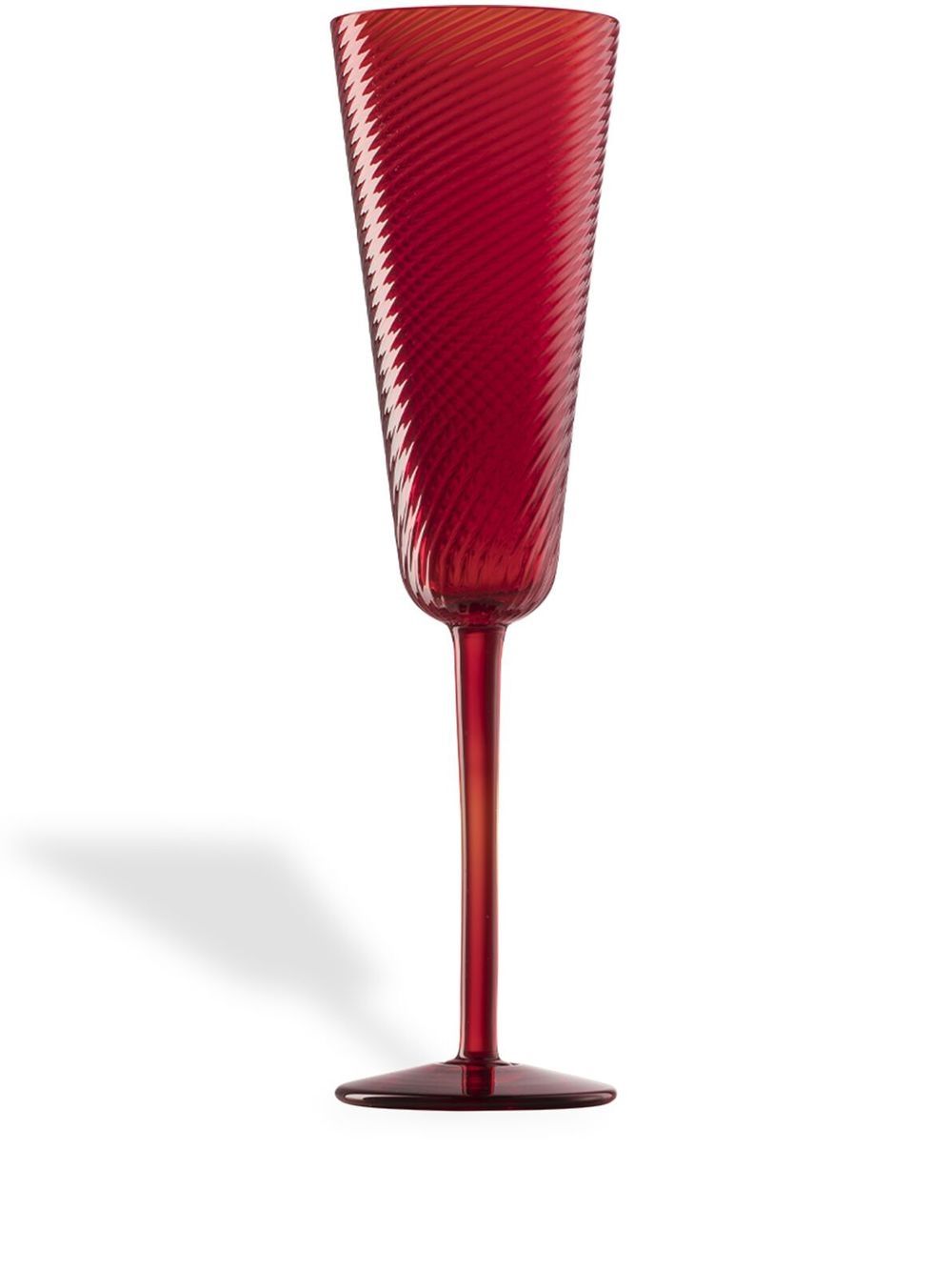 NasonMoretti Gigolo 笛形玻璃杯 - 红色