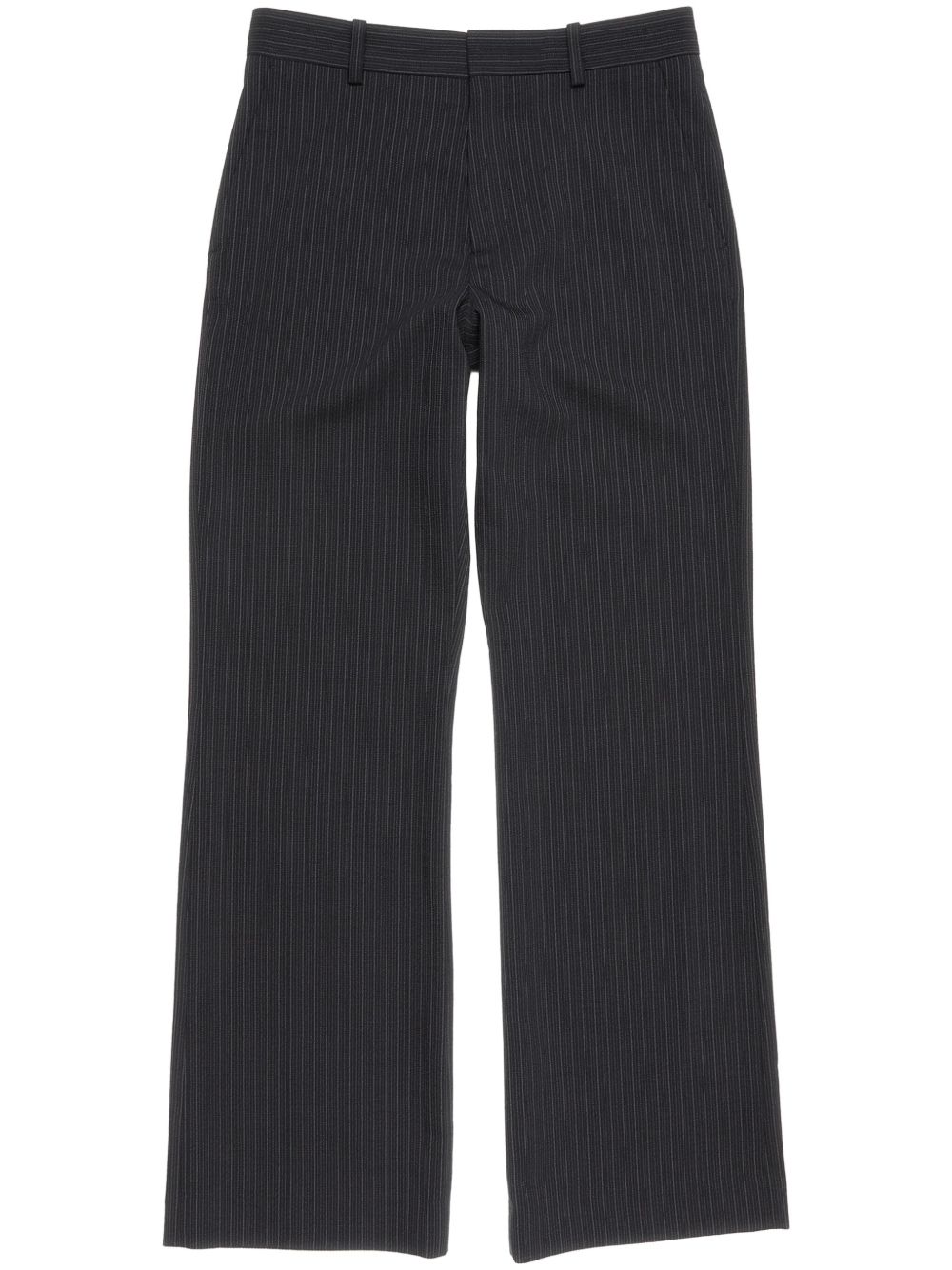 Acne Studios 细条纹西裤 - 黑色