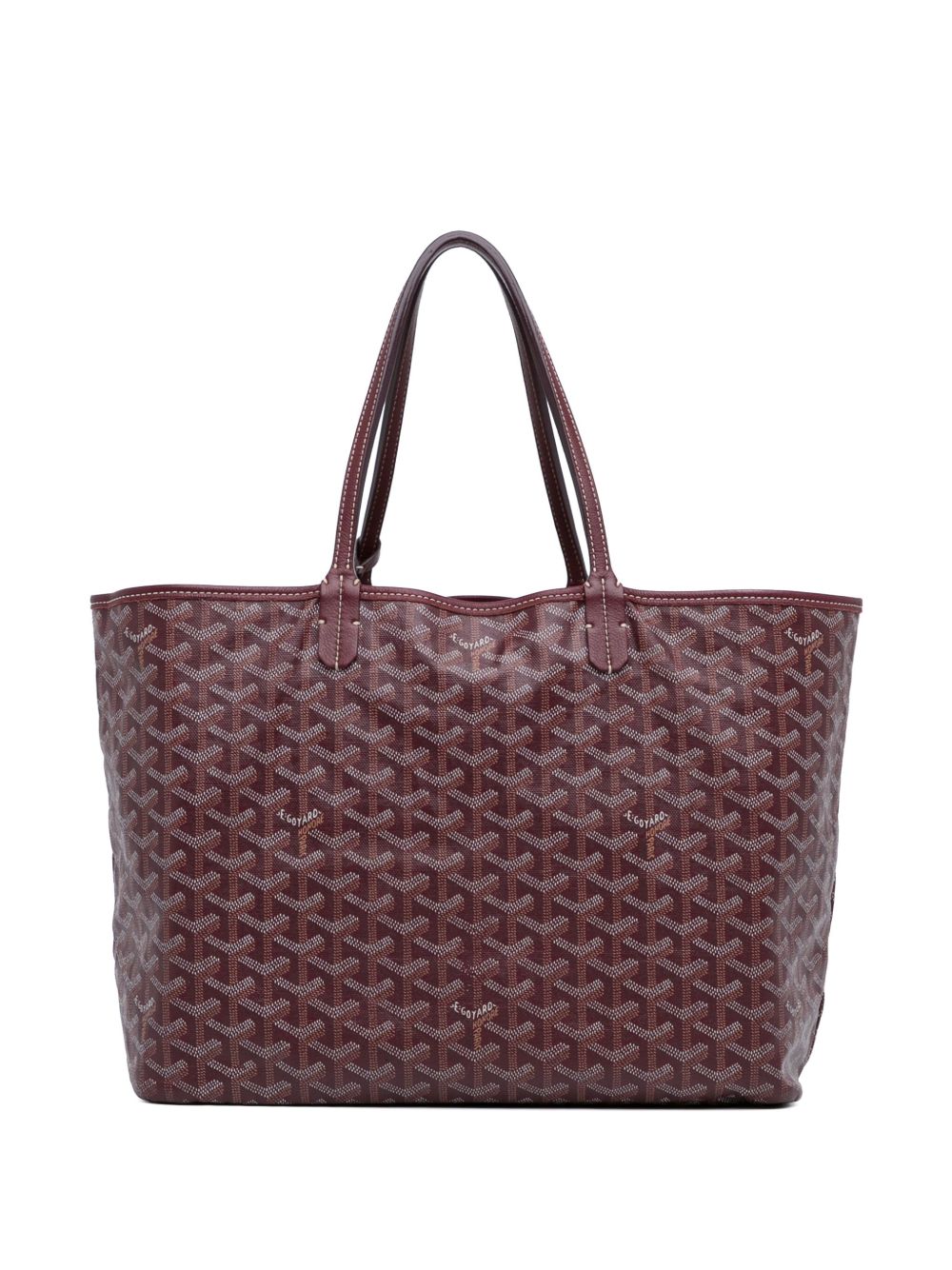 Goyard Pre-Owned Goyardine Saint Louis PM 手提包（2017年典藏款） - 红色