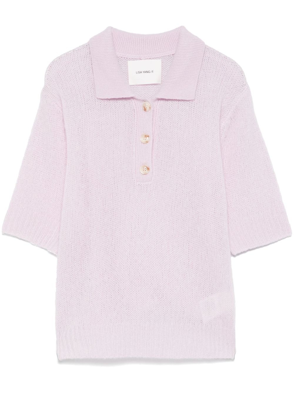 Lisa Yang Masy polo top - 紫色