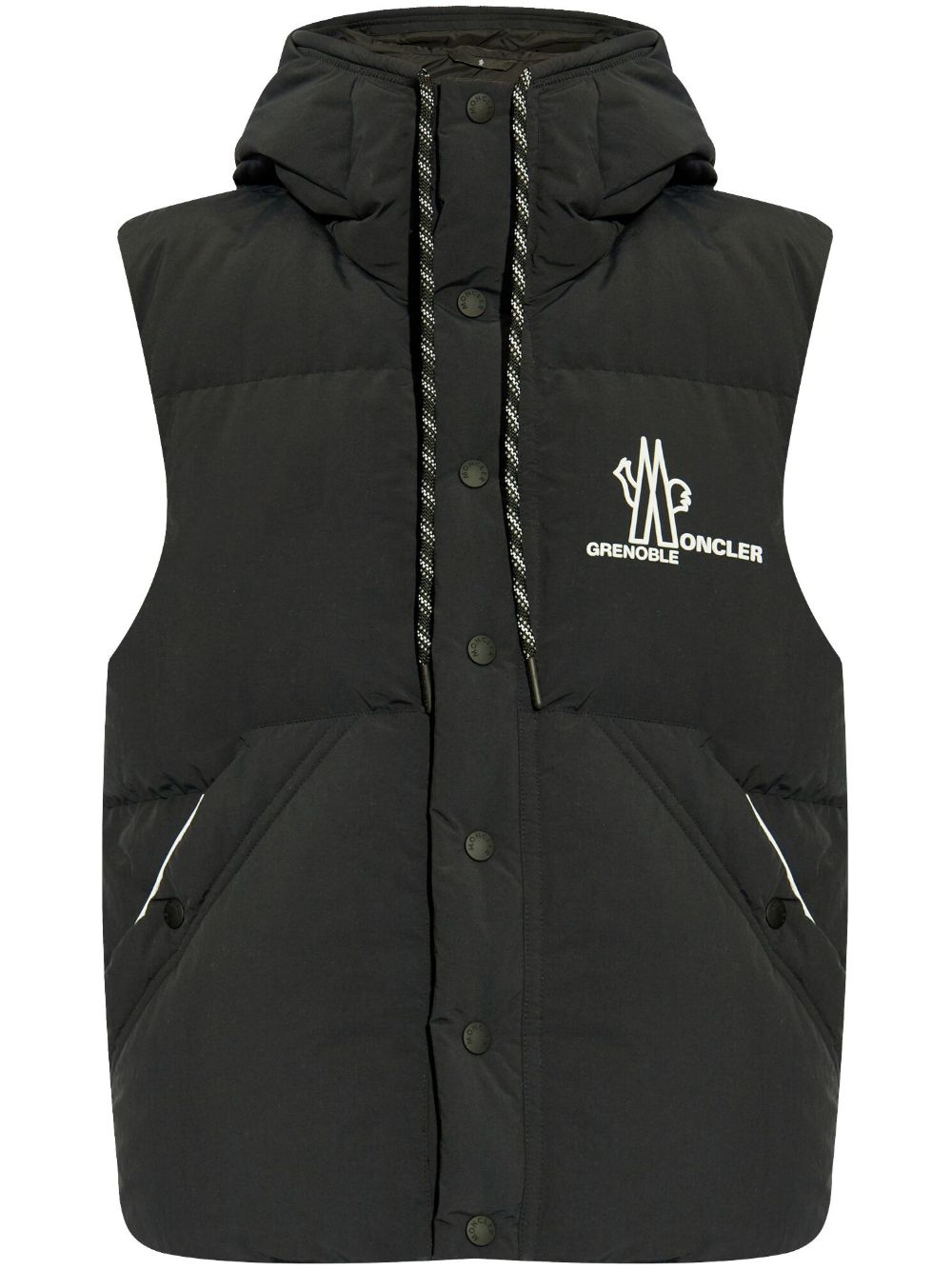 Moncler Grenoble Baldy 马甲 - 黑色