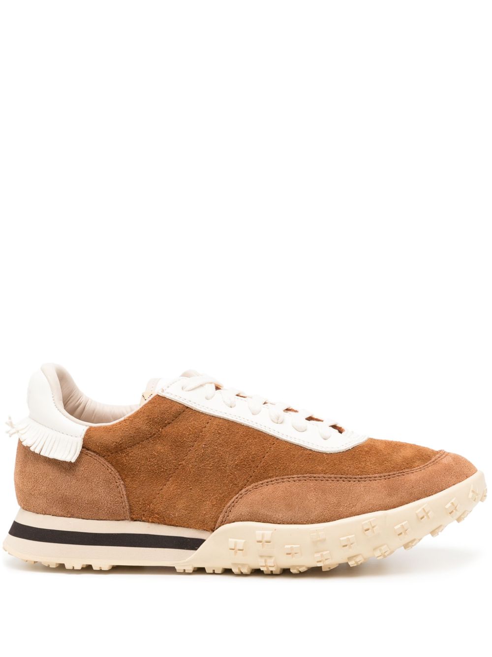 visvim 绒面皮系带运动鞋 - 褐色