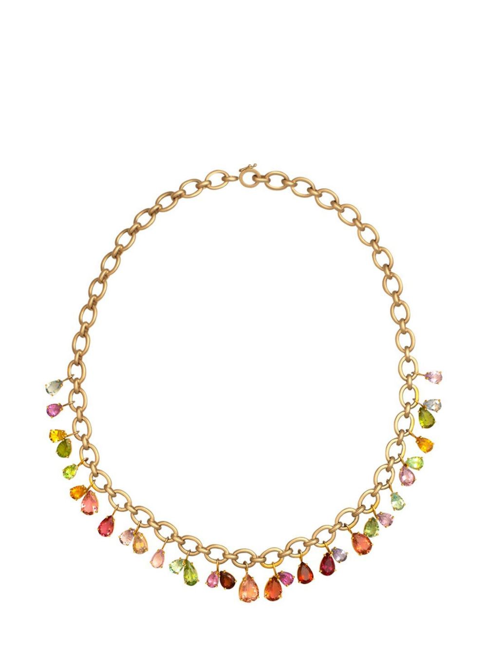 Irene Neuwirth 18K黄金 Gemmy Gem 碧玺项链 - 金色