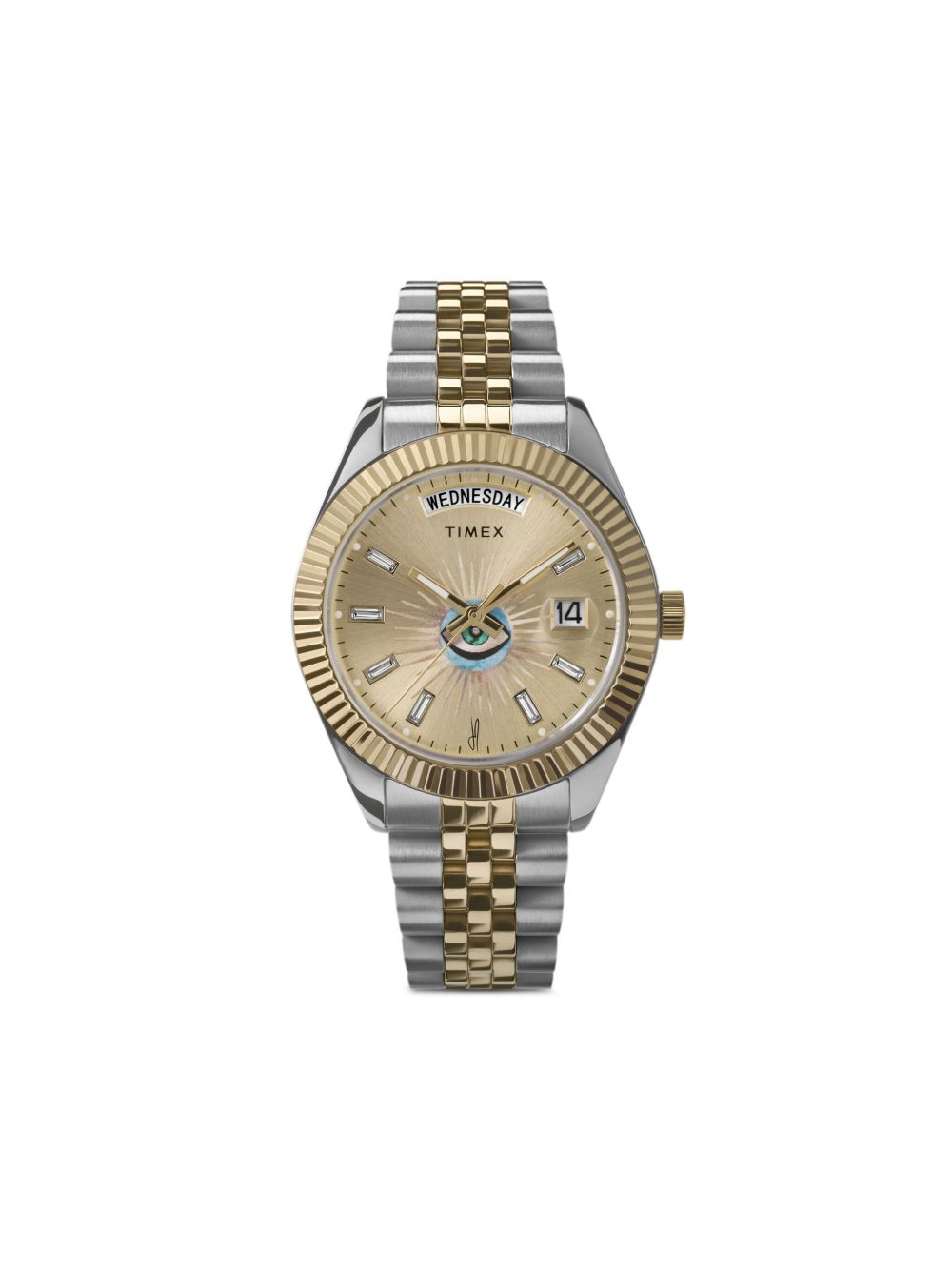 TIMEX x Jacquie Aiche Golden Eye 36毫米腕表 - 金色