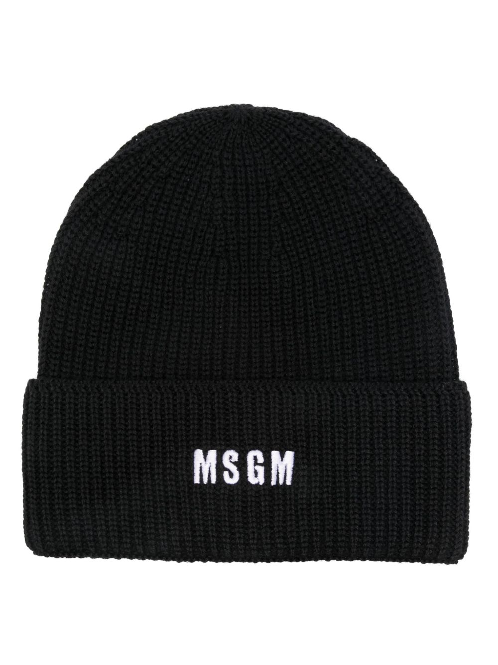 MSGM logo刺绣套头帽套装 - 黑色