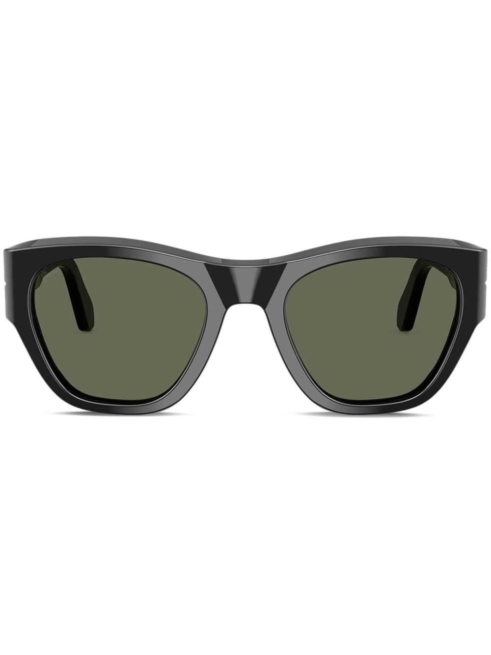 Persol 方框太阳眼镜 - 黑色