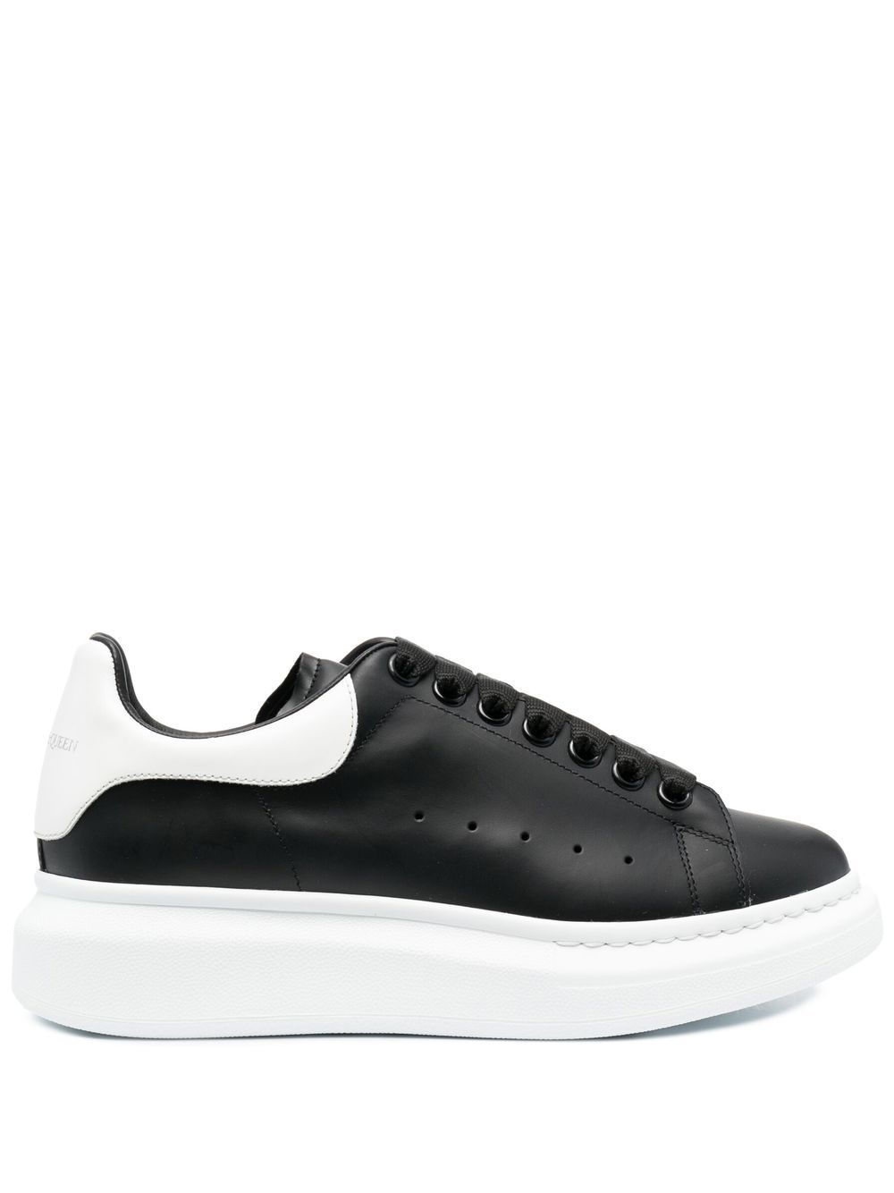 Alexander McQueen 亚历山大·麦昆 厚底板鞋 - 黑色