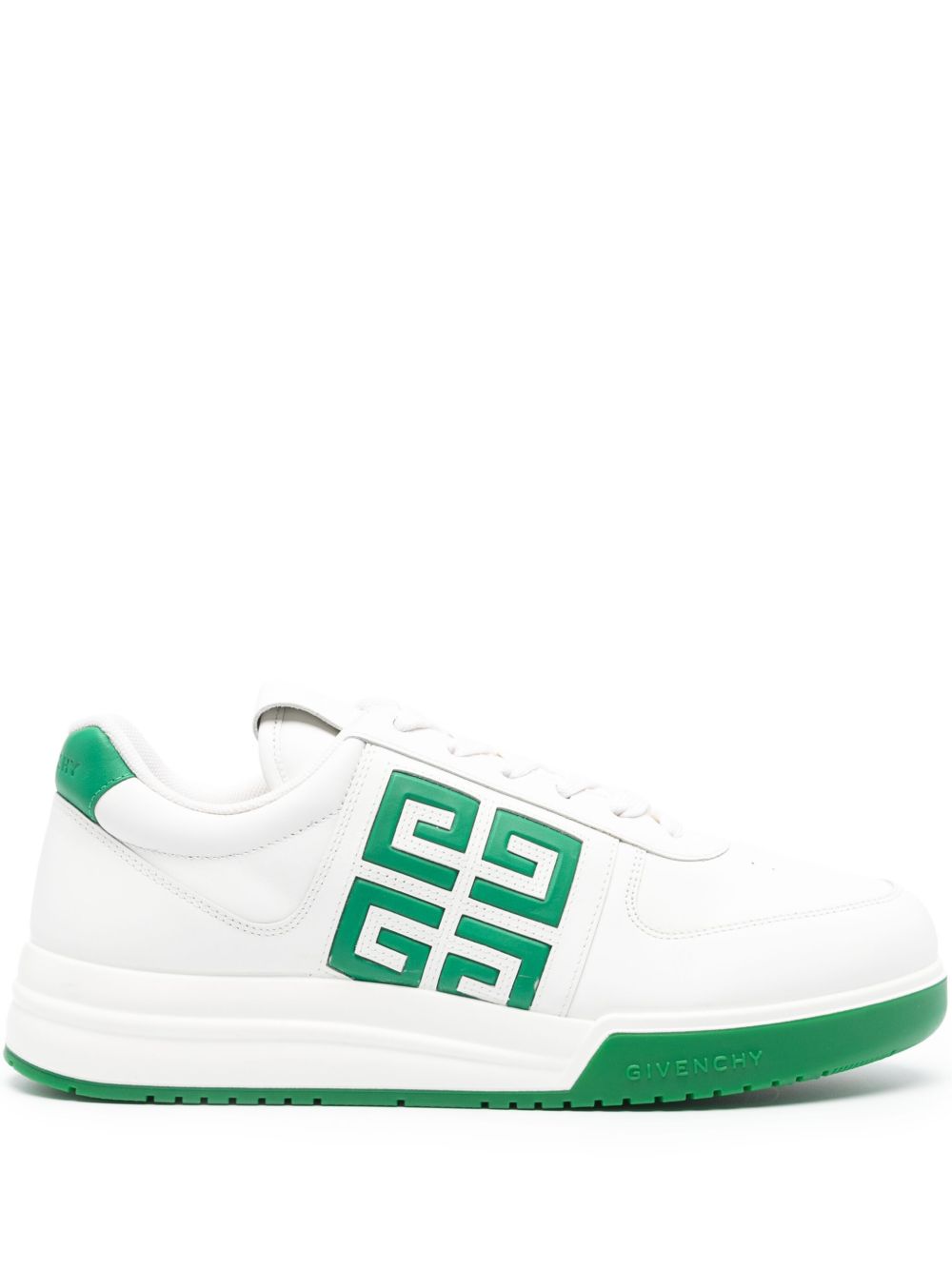 Givenchy 经典logo图案系带运动鞋 - 白色