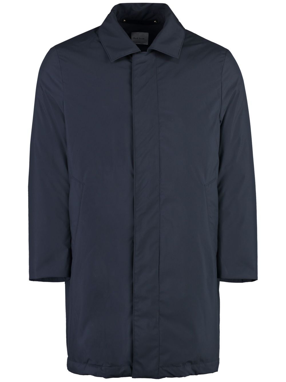 Paul Smith 经典领拉链派克大衣 - 蓝色