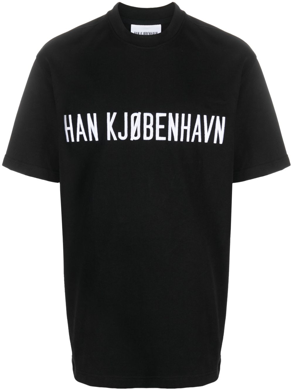 Han Kjøbenhavn logo印花T恤 - 黑色