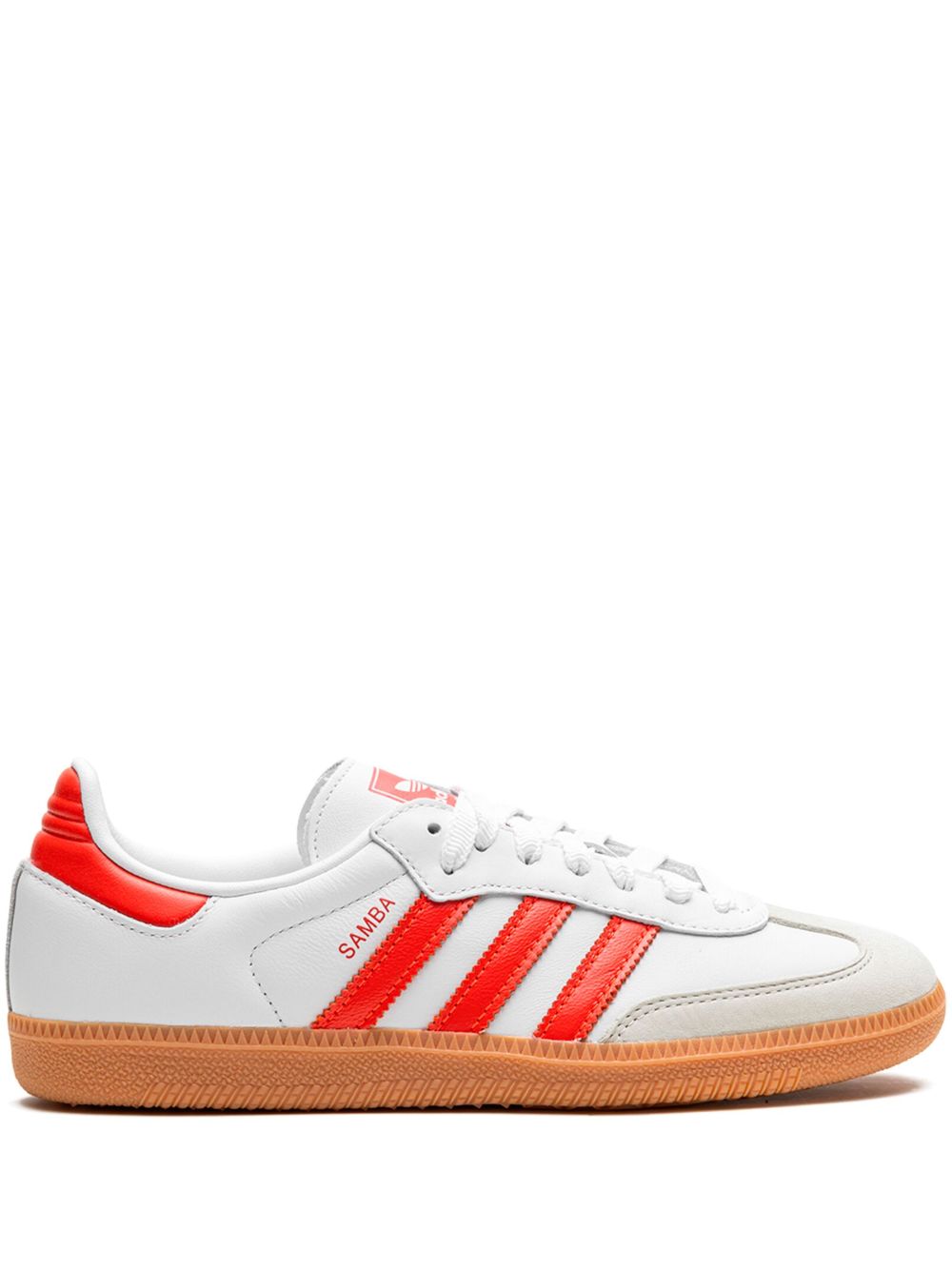 adidas Samba White/Solar Red 运动鞋 - 白色
