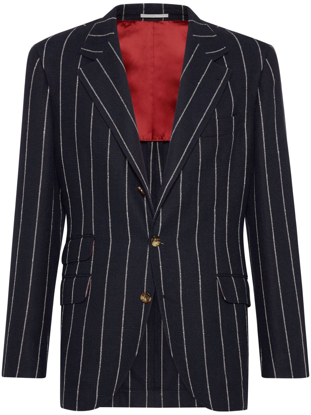 Brunello Cucinelli Cavallo blazer - 蓝色