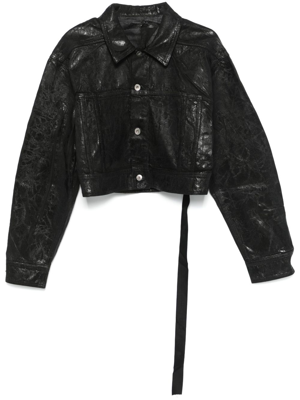 Rick Owens DRKSHDW 短款夹克 - 黑色