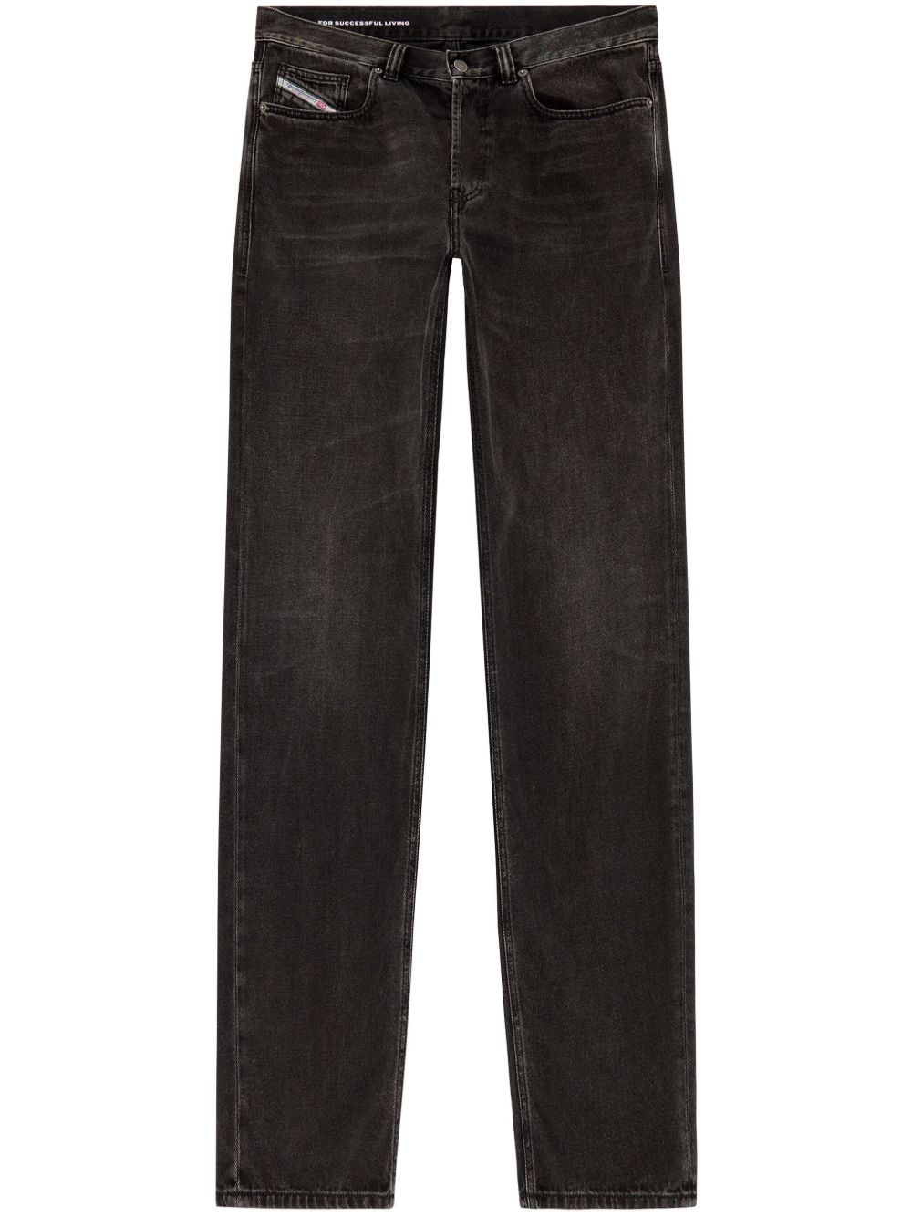 Diesel 2010 D-Macs 09J96 直筒牛仔裤 - 黑色