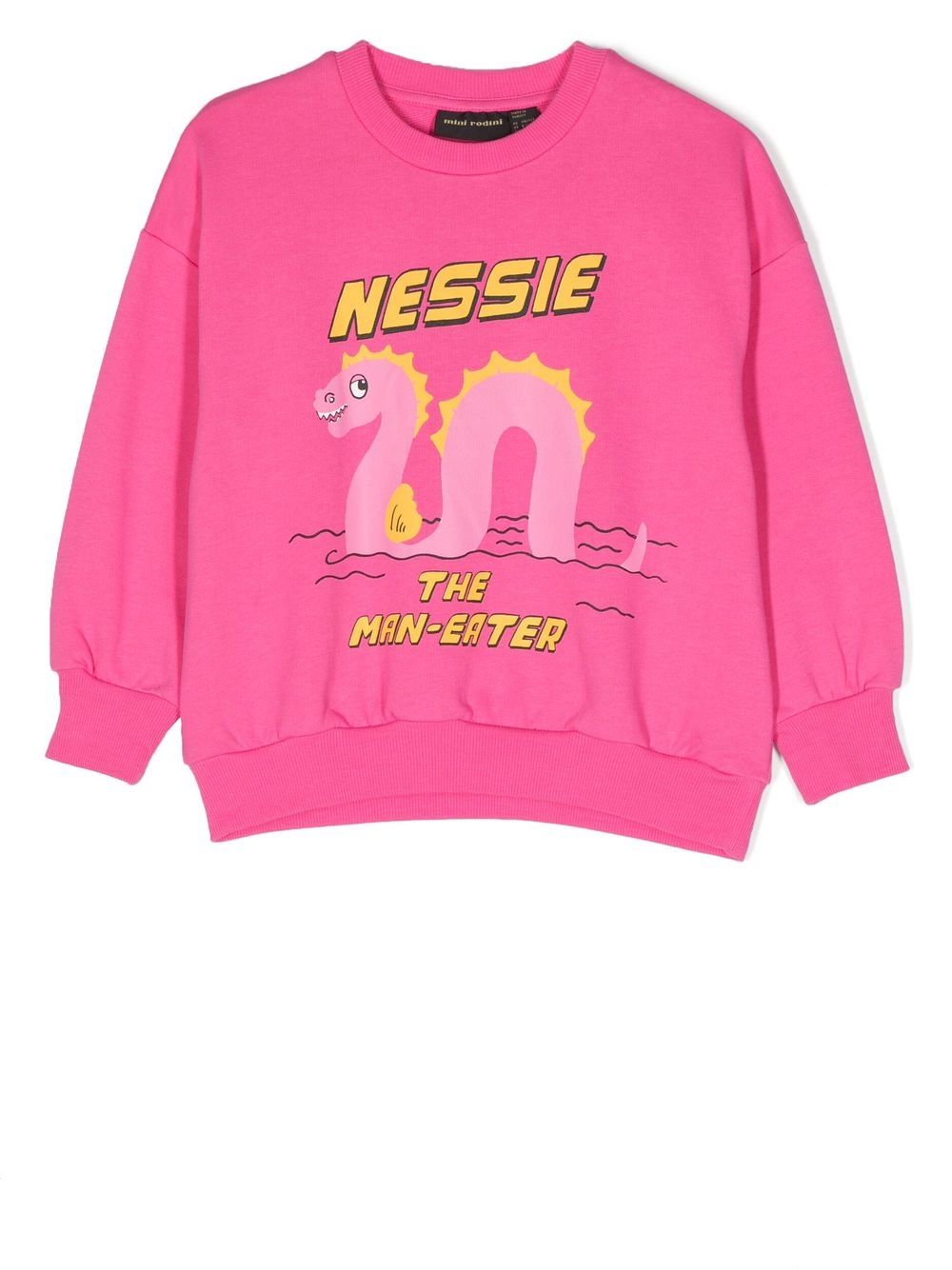 Mini Rodini Nessie 图案印花卫衣 - 粉色