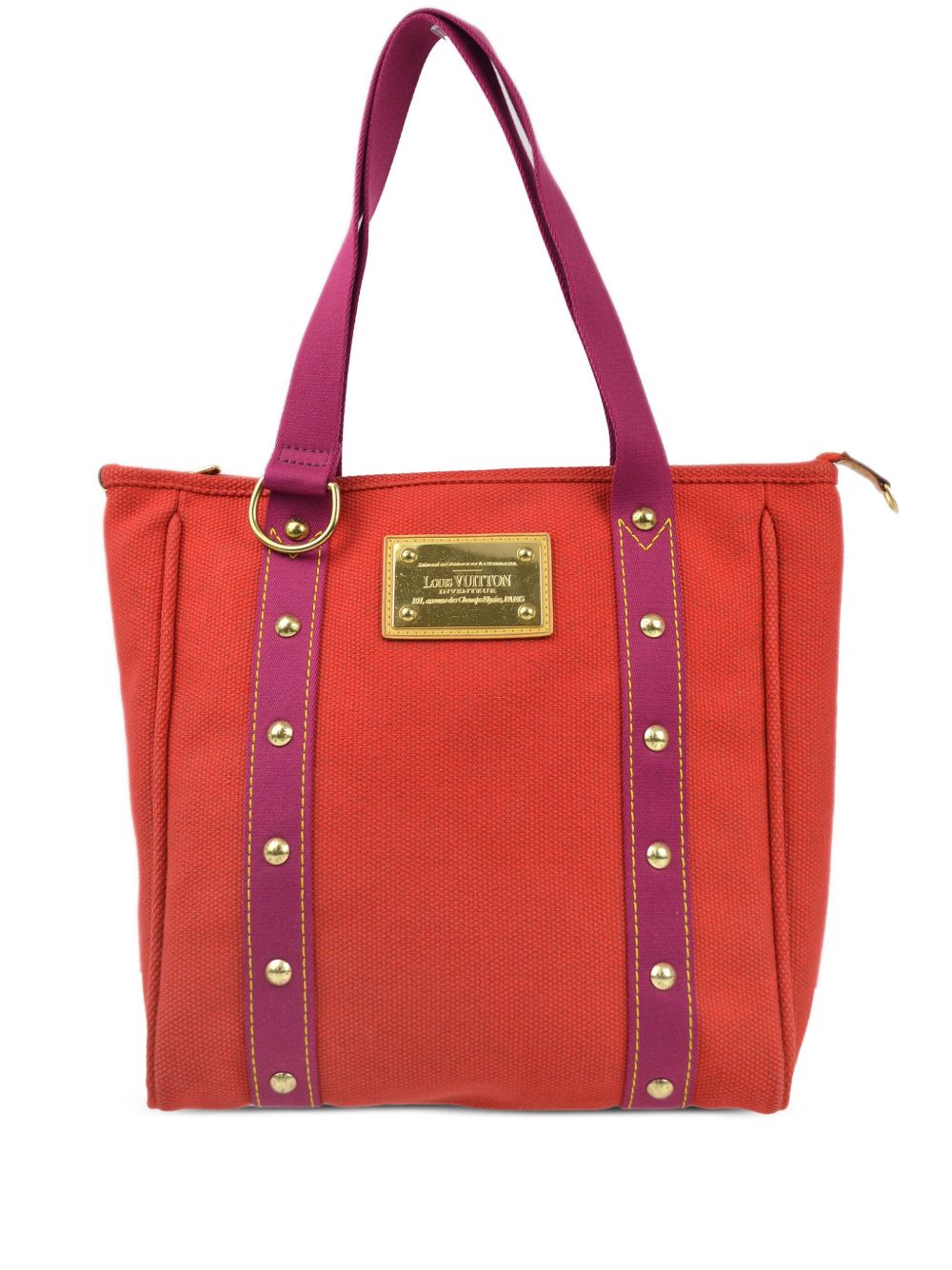 Louis Vuitton Pre-Owned Antigua Cabas MM 托特包 （2005年典藏款） - 红色