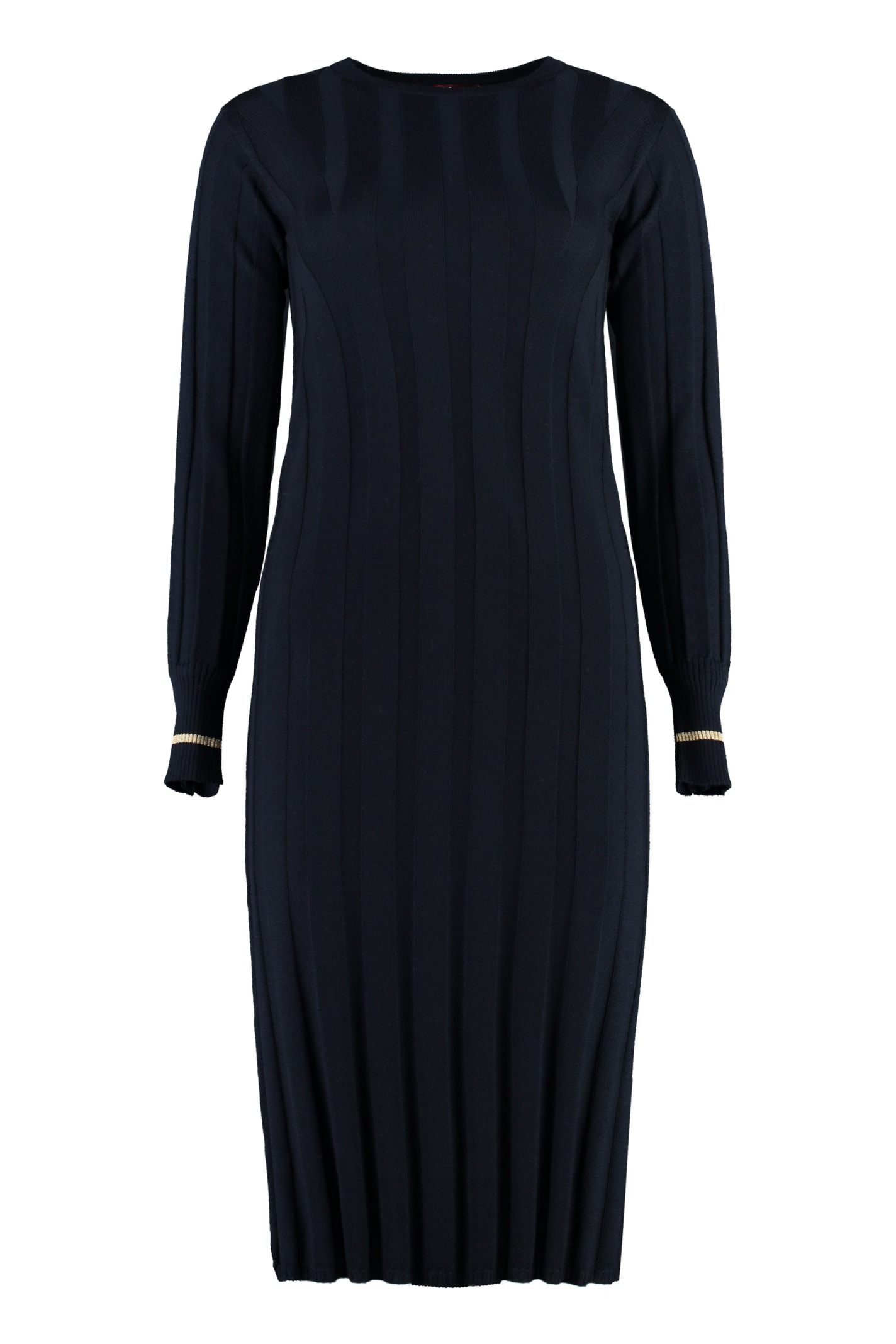 Max Mara Studio Leccio Virgin Wool Dress