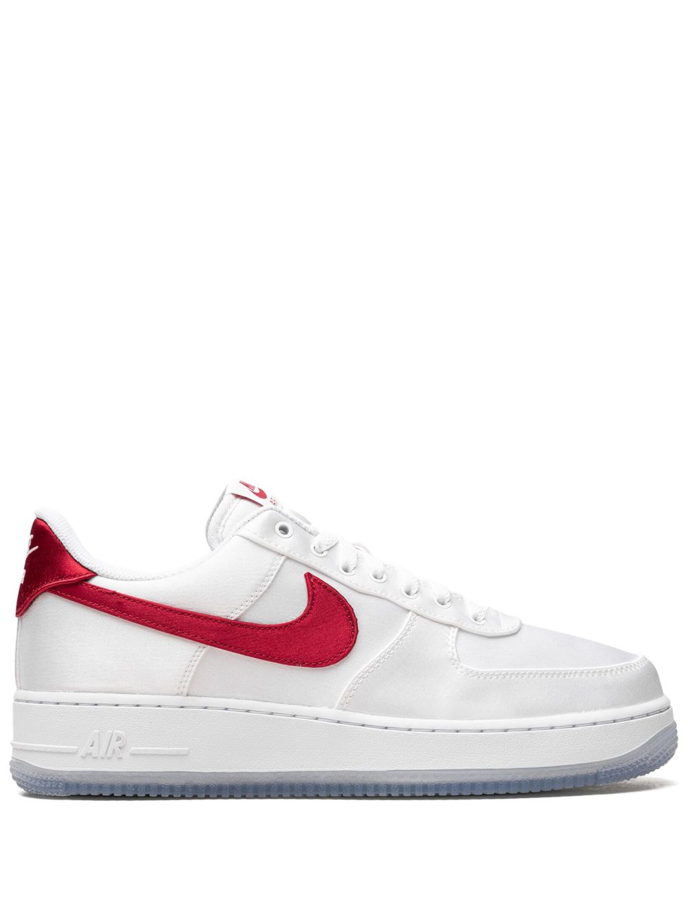 Nike Air Force 1 Low '07 Satin White/Varsity Red 运动鞋 - 白色