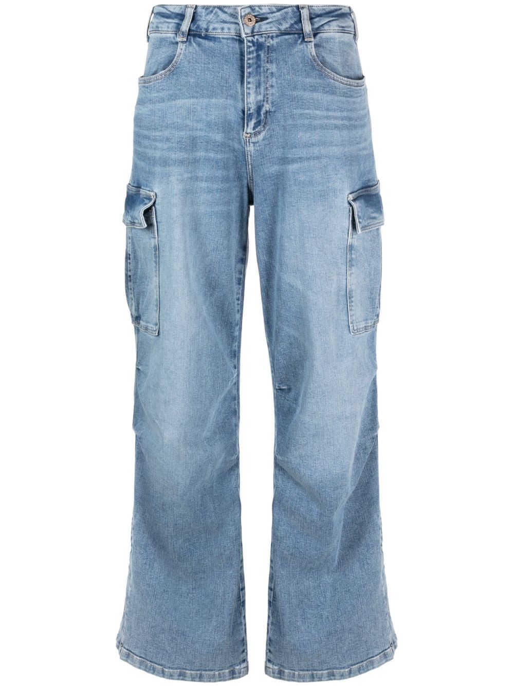 AG Jeans Moon 工装口袋牛仔裤 - 蓝色