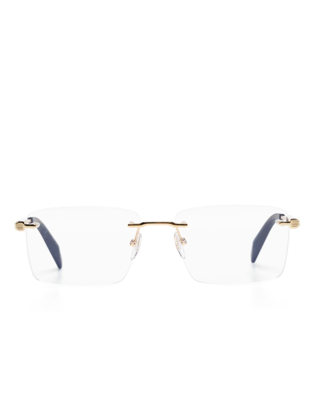 Chopard Eyewear VCHG18 无框logo雕刻眼镜 - 金色
