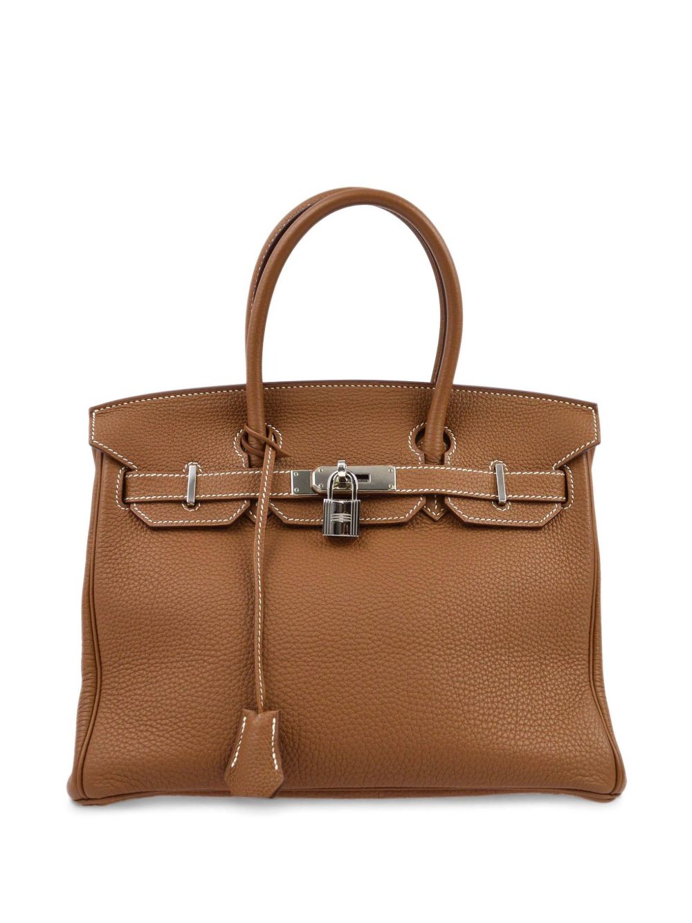 Hermès Pre-Owned Birkin 30 手提包（2014年典藏款） - 褐色