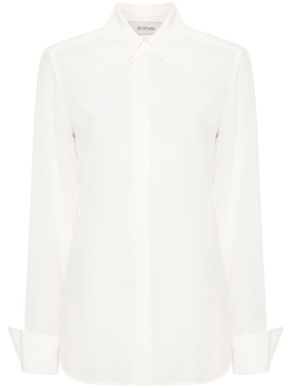 Sportmax 排扣衬衫 - 白色