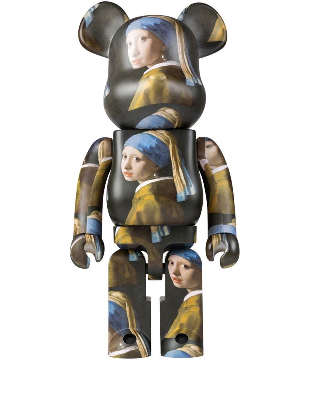 MEDICOM TOY Johannes Vermeer BE@RBRICK 1000% 模型玩具 - 黑色